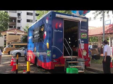 FairPrice sells groceries from air-conditioned truck | The Straits Times
