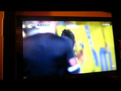 Villareal vs espanyol (2-0)Gol Jonathan Pereira.