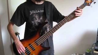 Playing Death's "Beyond The Unholy Grave" on bass