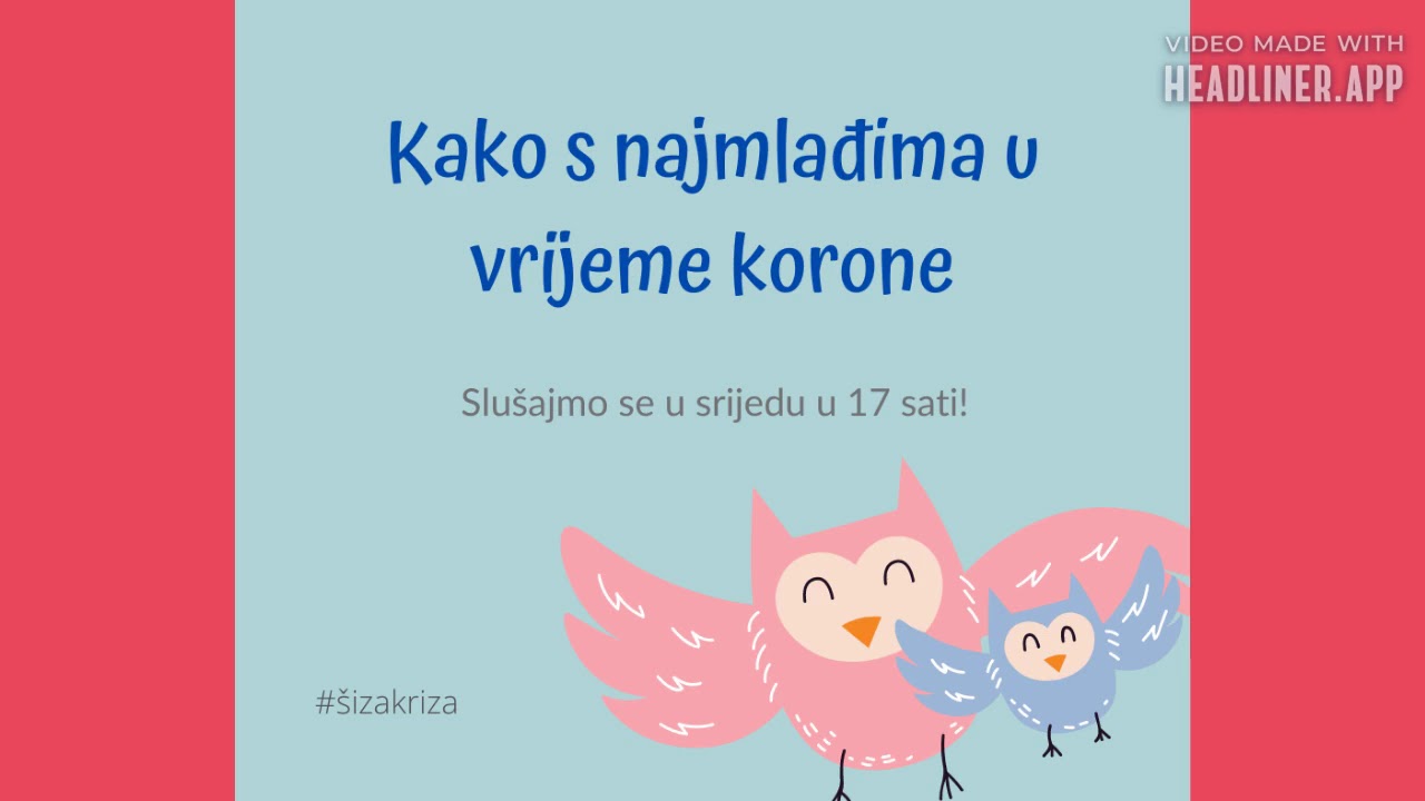 Kako s najmlađima u doba korone