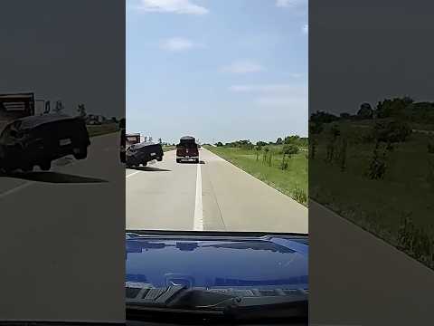 Distracted Driver Crashes Into Attenuator Truck - DRAMATIC CRASH #carcrash #dashcam #shorts