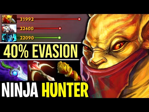 GONDAR IS BACK..!! Hard Carry Bounty Hunter Ninja Style 40% Evasion | Dota 2