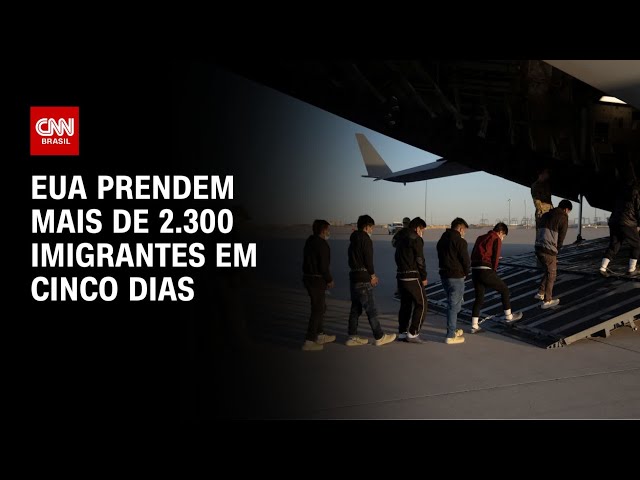 EUA Prendem Mais de 2.300 Imigrantes Em Cinco Dias | CNN Prime Time