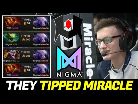 They tipped MIRACLE for his Insane Plays — NIGMA vs TEMPO ESL One Germany