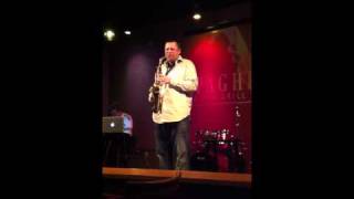 Anthony Long on sax at Spaghettini Jazz club