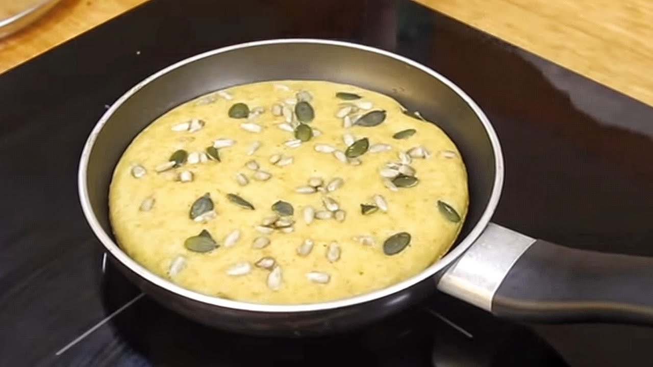 Pão de FRIGIDEIRA SAUDÁVEL em MINUTOS - SEM TRIGO, Muito Fácil, Rápido e Delicioso (SEM FORNO)