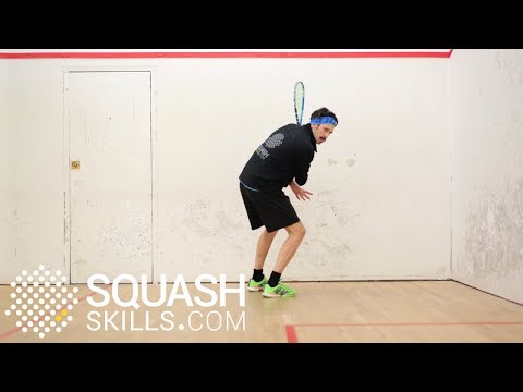 Squash tips: Backhand two footed plants with Jethro Binns