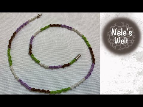 Spiralknoten, Freundschaftsband, rechts Knoten knüpfen, Armband, Spiral Muster, Anleitung by NeleC.