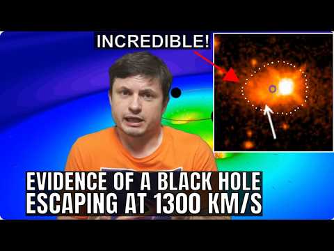 Incredible Discovery of a Massive Black Hole Moving at 1300 km/s