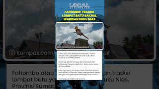 Tradisi Lompat Batu atau Fahombo di Nias adalah Warisan Budaya Lokal Keberanian dan Kedewasaan Pria
