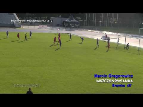 Bramki z meczu IV ligi MZPN   Broń Radom -  Mszczonowianka Mszczonów  4: 2