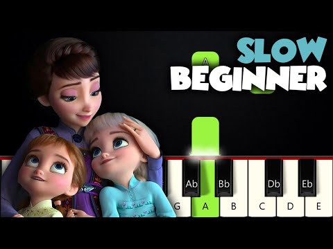 All Is Found - Frozen 2 | SLOW BEGINNER PIANO TUTORIAL + SHEET MUSIC by Betacustic