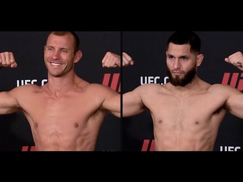 Donald Cerrone and Jorge Masvidal UFC Denver Weigh-in