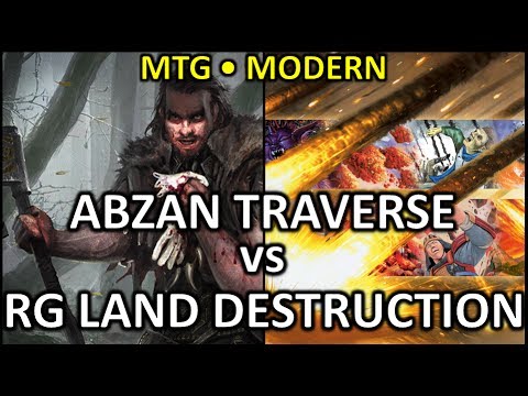 MODERN - Abzan Traverse VS RG Land Destruction - 060717 - LM4