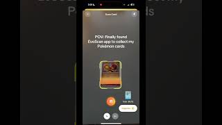 Finally found the best Pokémon TCG card scanner and it’s named EvoScan #pokemoncards #pokemontcg