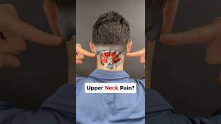 Upper NECK Pain? Try this! #neckpain #necktension #neckpainrelief #jawpain #headaches