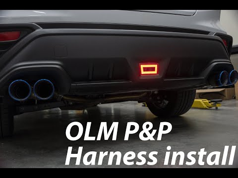 22 WRX OLM 4th Brake Light Plug & Play Harness Install