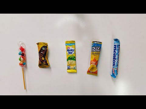 So many lot's of Chocolate|rainbow lollipop Unpacking|Satisfying videos|asmr candy bar