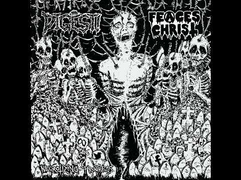 Digest! / Feaces Christ - Necrotizing Progress Split 7"