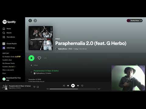 VLOGMAS DAY 13 BIGKAYBEEZY PARAPHERNALIA 2.0 FT G HERBO (OFFICIAL AUDIO) Reaction