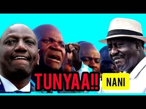 Nobody can Tunya me ! Raila Die son declares ! @nuruokangakenya