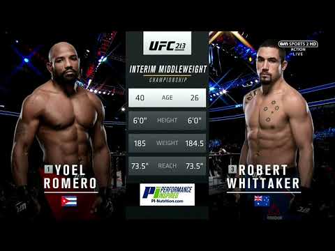 Yoel "All for Giisus Cry" Romero vs Robert Whittaker 1 (HD)