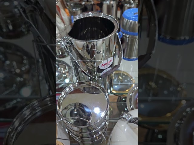 حافظة طعام استيل هندي 5 دور   ( 3.50 لتر )  BOCKET