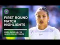 Emma Raducanu vs Alison Van Uytvanck | First Round Highlights | Wimbledon 2022