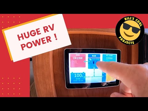 RV Power Upgrade and Review - Victron Energy Multiplus Cerbo GX Phoenix GX, Touch 50 Battleborn