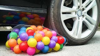 Experiment Car vs Water balloon and more | Crushing Crunchy & Soft Things by Car | Crunchy Car