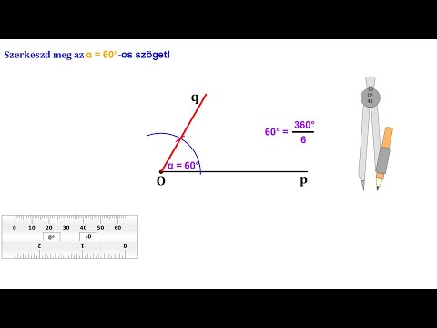 60°-OS SZÖG SZERKESZTÉSE