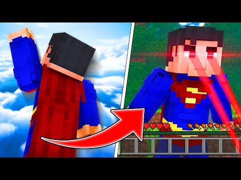 *NOVO* MOD DO SUPER HOMEM NO MINECRAFT *super força,velocidade e muitos outros* ‹‹ P3DRU ››