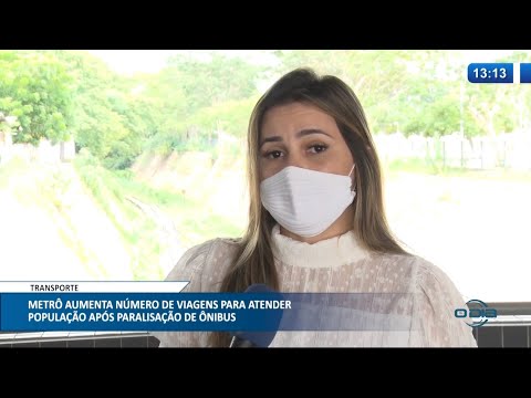 Fluxo do Metrí´ de Teresina aumenta devido inconstância da oferta de í´nibus 08 02 2021