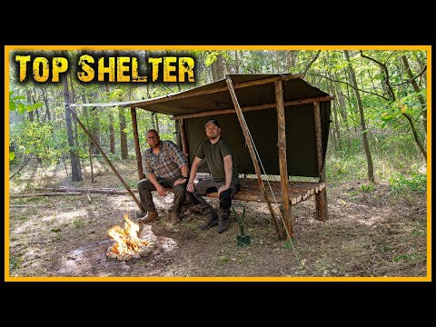Geniales Shelter für Anfänger in unter 4h - Bushcraft Survival Naturensöhne