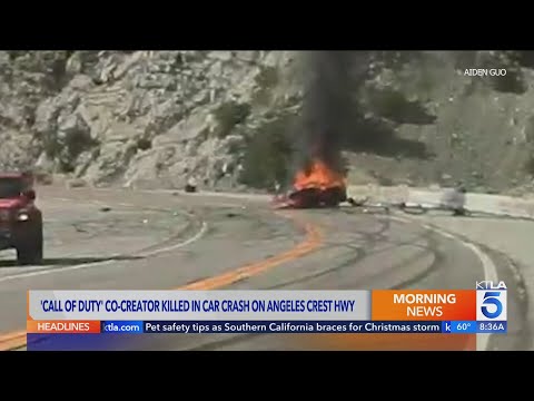 Crash on Los Angeles-area highway claims life of Call of Duty co-creator 