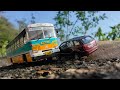 Realistic Diecast Model Of Mini Tata Bus Scale Models Model Bus Auto Legends