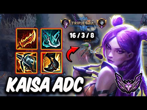OTP Kaisa vs Jhin ADC ( TripleKill ) Korea Master 247 LP | Patch 25.24