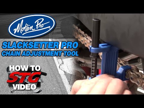 How To Use The Motion Pro Slacksetter Chain Adjustment Tool And Review | Sportbike Track Gear