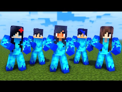 MONSTER SCHOOL : ICE APHMAU AND FRIENDS DANCE JOANA MEME - MINECRAFT ANIMATION