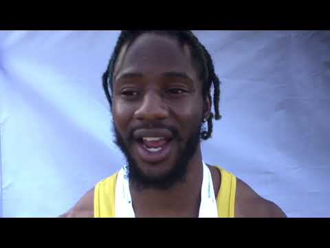 Krishawn Aiken on his #4Jathletics 100m title 2022