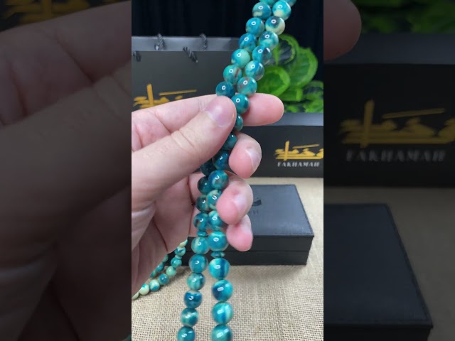 مسباح مسكي تركواز بحري رخامي