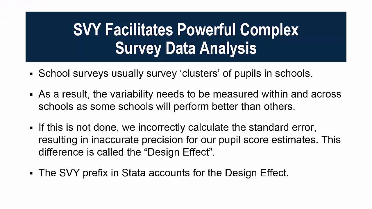 Using Stata as a Statistical Tool for EGRA