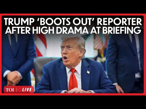 Trump LIVE: 'Just Get Out Of My Room': US President Loses Temper During Oval Office Briefing | Watch