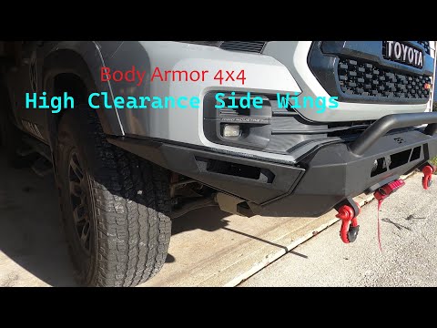 Body Armor 4x4 High Clearance Wings: 2017 Toyota Tacoma