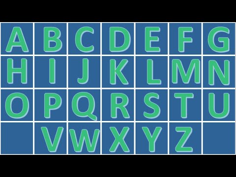 Learn ABC | | abc song nursery rhymes| abc learning for kids| white green color fonts #nursaryrhymes
