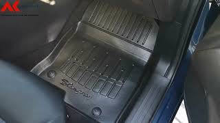 3D коврики для MAZDA CX-5 (2017-...) с бортиками 30 мм (Stingray). Відео 1