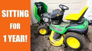 JOHN DEERE Lawn Tractor Only Runs On Quick Start - Let