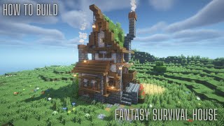 Minecraft: How To Build Fantasy Survival House