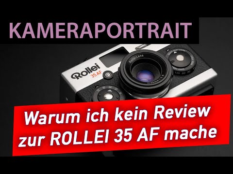 Analoge Fotografie: Die Kamera die Stephan Wiesner nicht versteht - Kein Review der Rollei 35 AF
