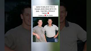 Young John Cena &amp; His Dad Look Like ACTUAL TWINS! 😱❤️ #shorts